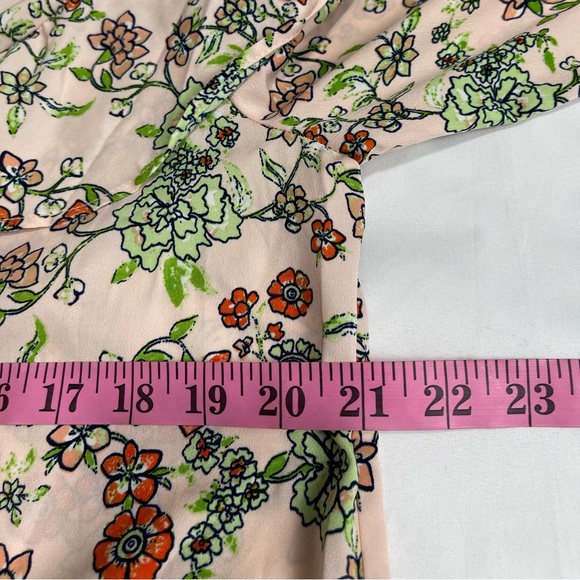 Red Camel long Sleeves Ruffle Button Front Blouse Top Size L - Picture 10 of 10